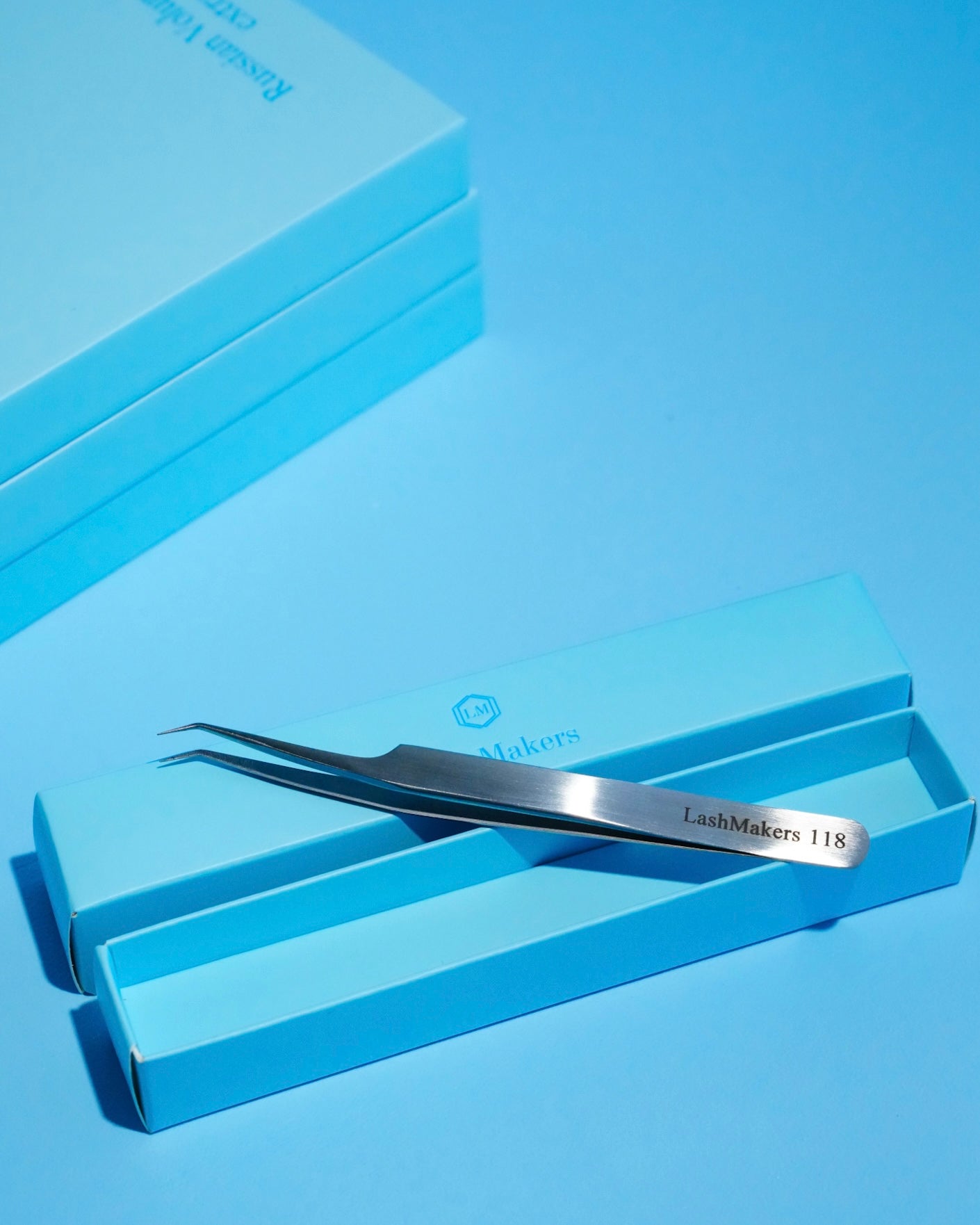 Small Angled Isolation Tweezer – Model #118