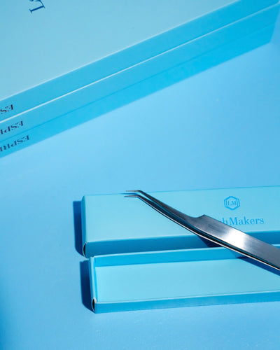Small Angled Isolation Tweezer – Model #118