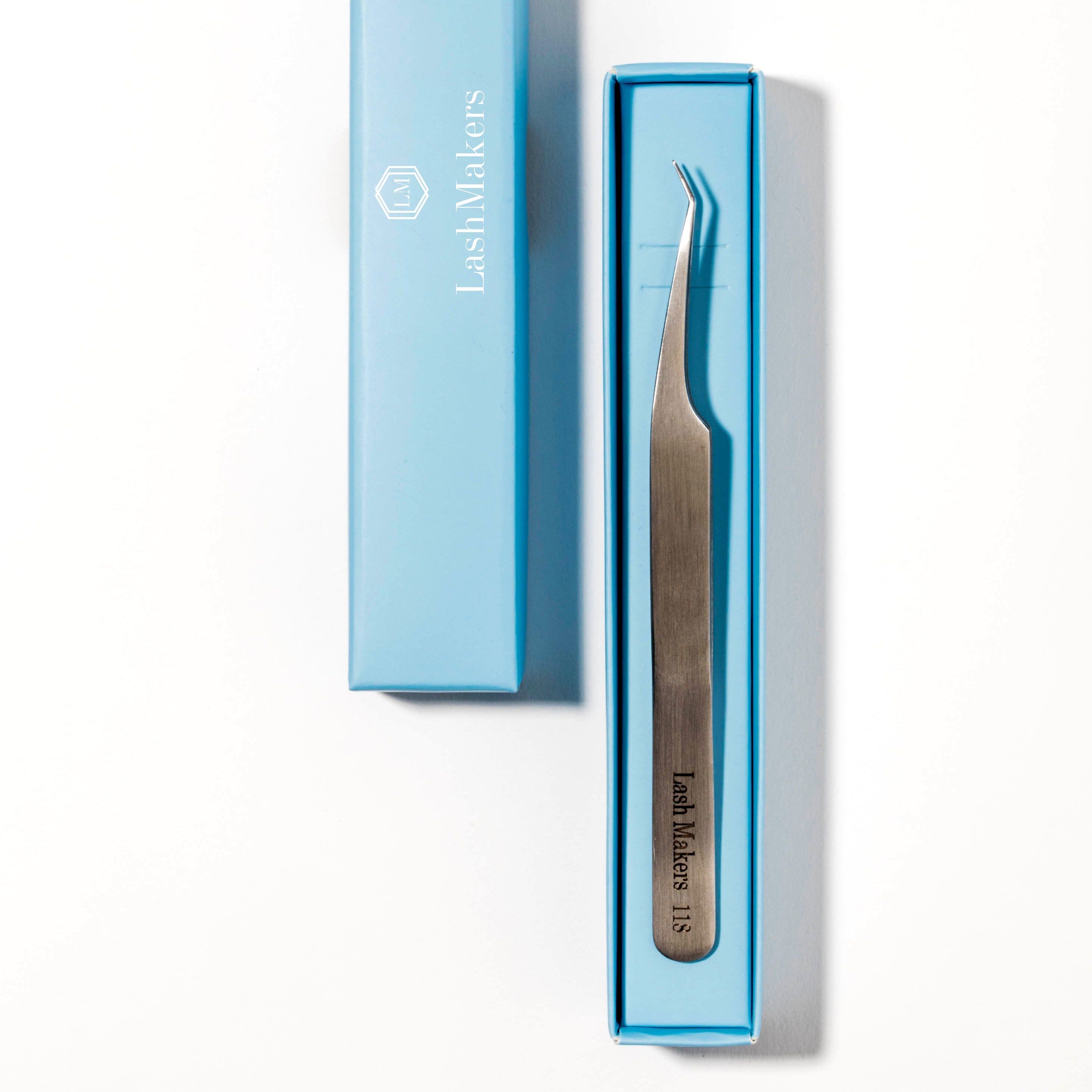 Small Angled Isolation Tweezer – Model #118