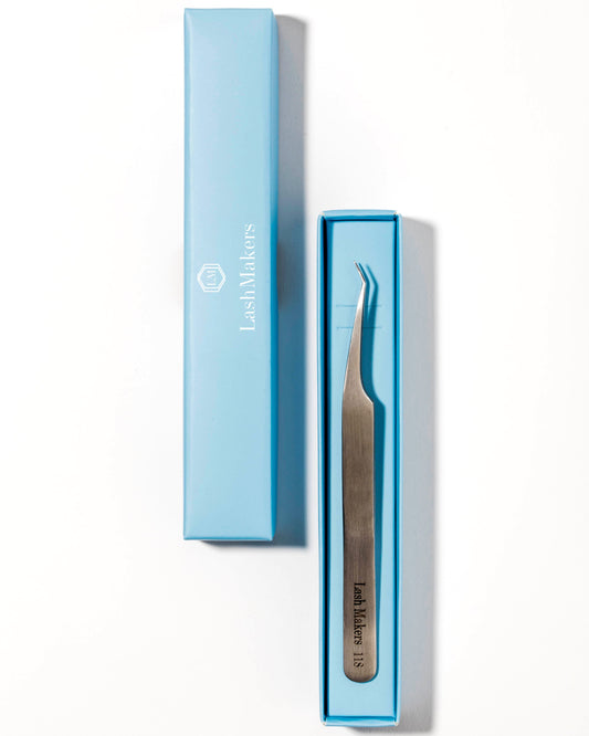 Small Angled Isolation Tweezer – Model #118