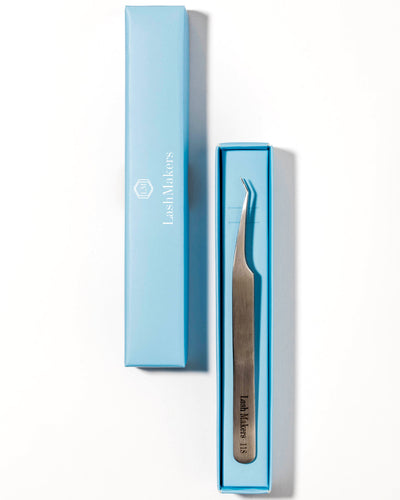 Small Angled Isolation Tweezer – Model #118