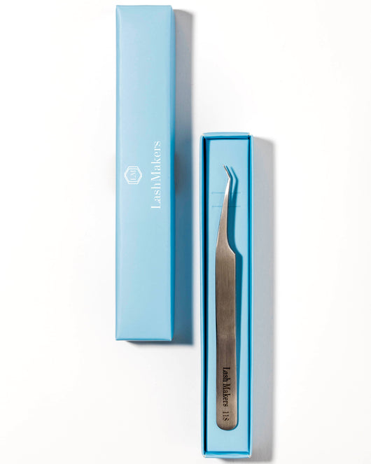 Small Angled Isolation Tweezer – Model #118